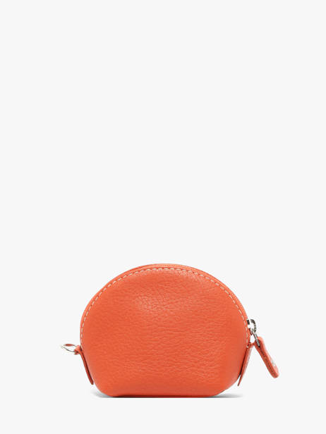 Portemonnee Caviar Leder Crinkles Oranje caviar 14026 ander zicht 2