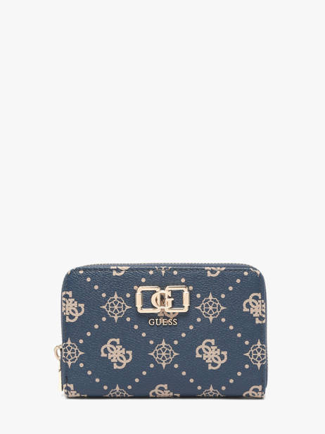 Portefeuille Guess Blauw emelie logo GP928140