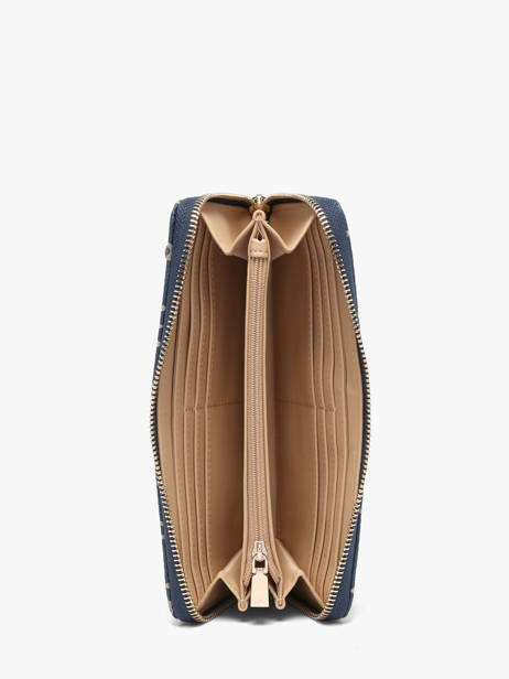 Portefeuille Guess Blauw emelie logo GP928146 ander zicht 1