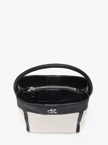 Handtas Hardware Monogram Katoen Calvin klein jeans Wit hardware monogram 4F3348G ander zicht 2