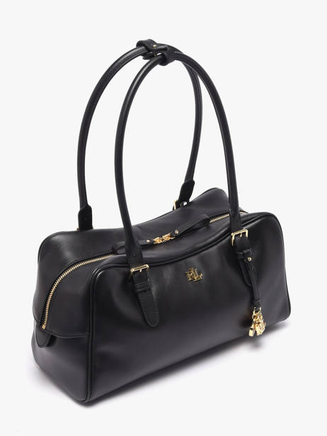 Schoudertas Dryden Leder Lauren ralph lauren Zwart dryden 31P06068 ander zicht 2