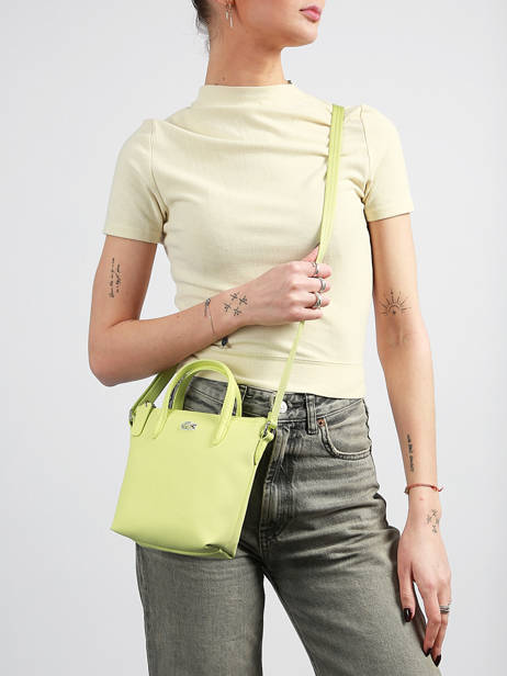 Cross Body Tas L.12.12 Concept Lacoste Geel l.12.12 concept NF2609PK ander zicht 1