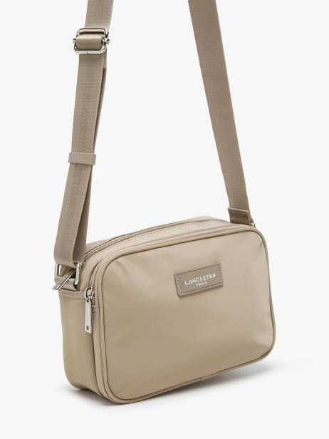 Cross Body Tas Basic Vita Nylon Lancaster Beige basic vita 76 ander zicht 1
