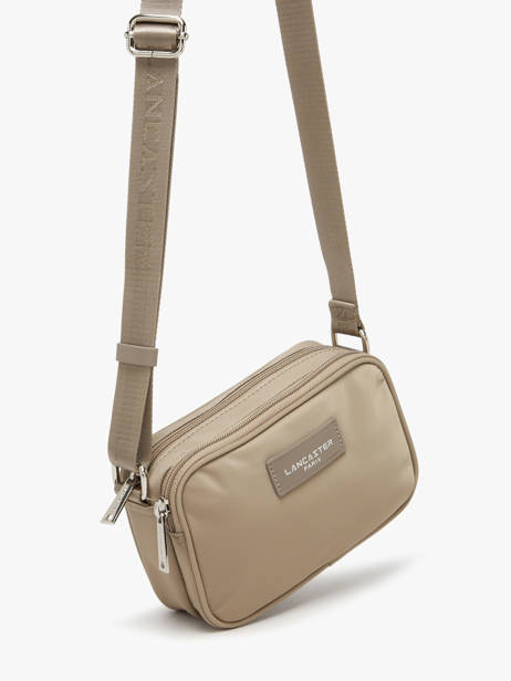 Cross Body Tas Basic Vita Nylon Lancaster Beige basic vita 75 ander zicht 1