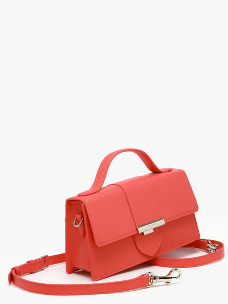 Cross Body Tas Paris Ily Leder Lancaster Rood paris ily 10 ander zicht 1