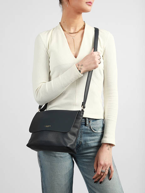 Cross Body Tas Grained Flora & co Blauw grained F7557OR ander zicht 1