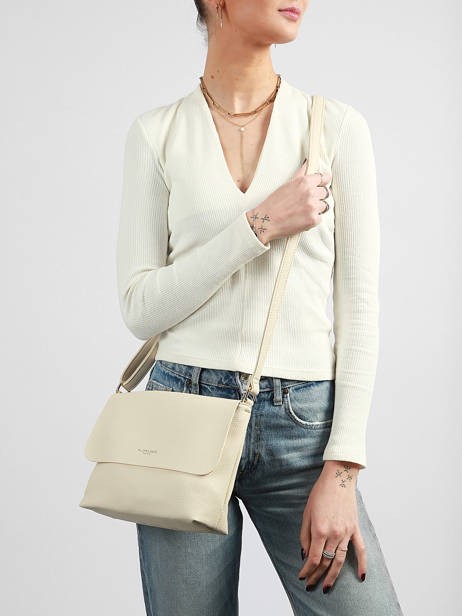 Cross Body Tas Grained Miniprix Wit grained F7557OR ander zicht 1