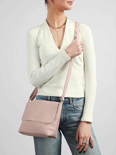Cross Body Tas Grained Miniprix Roze grained F7557OR ander zicht 1