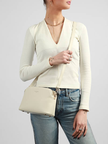 Cross Body Tas French Polyurethaan David jones Wit french CM7342 ander zicht 1