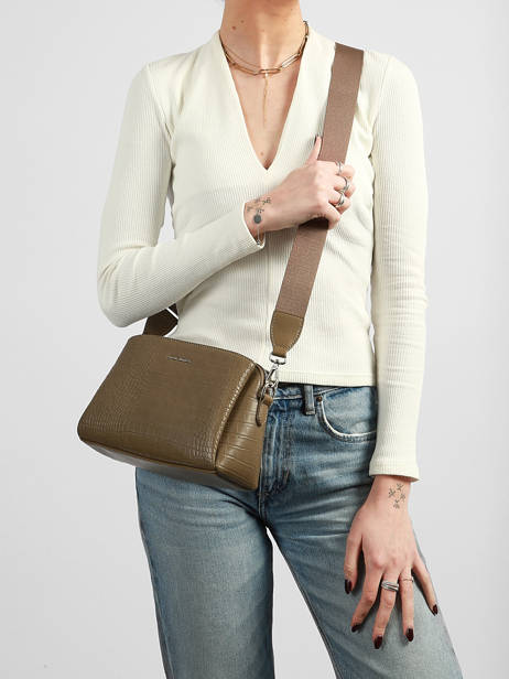 Cross Body Tas South Africa Polyurethaan David jones Bruin south africa CM8312 ander zicht 1