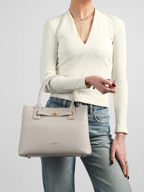 Handtas Saffiano David jones Violet saffiano CM8353 ander zicht 1
