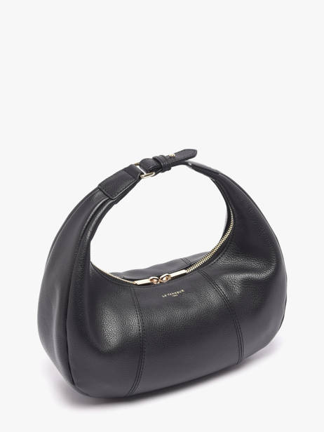 Cross Body Tas Juliette Leder Le tanneur Zwart juliette TJET1402 ander zicht 4