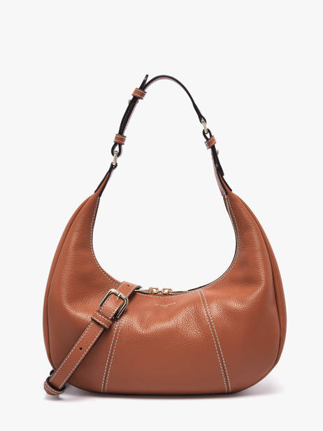 Cross Body Tas Juliette Leder Le tanneur Bruin juliette TJET1402