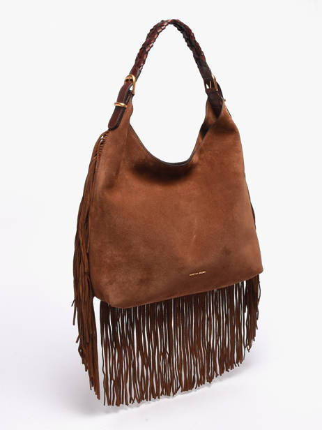 Schoudertas Jess Leder Vanessa bruno Bruin jess 32V40917 ander zicht 1