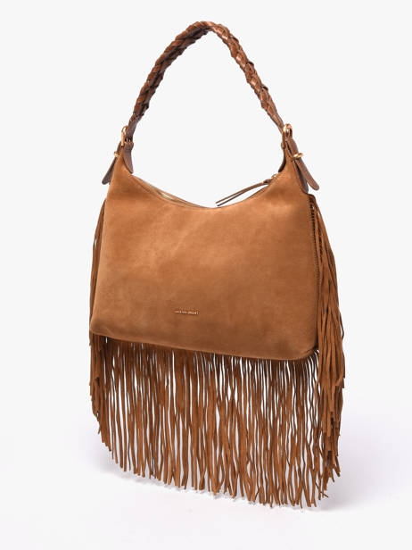 Schoudertas Jess Leder Vanessa bruno Bruin jess 32V40916 ander zicht 1