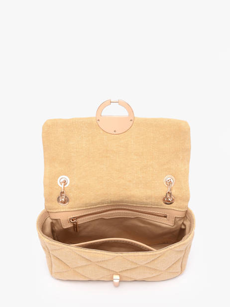 Cross Body Tas Moon Linnen Vanessa bruno Geel moon 70V40533 ander zicht 3