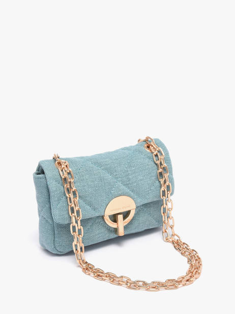 Cross Body Tas Moon Linnen Vanessa bruno Blauw moon 70V40326 ander zicht 2
