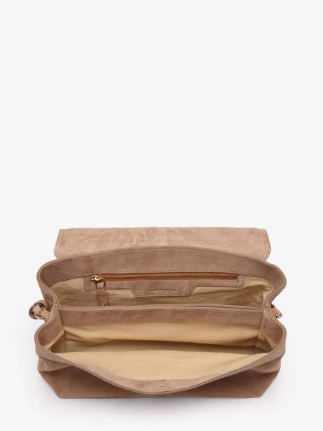 Cross Body Tas Othilia In Suède Leder Vanessa bruno Beige othilia 55V40813 ander zicht 2