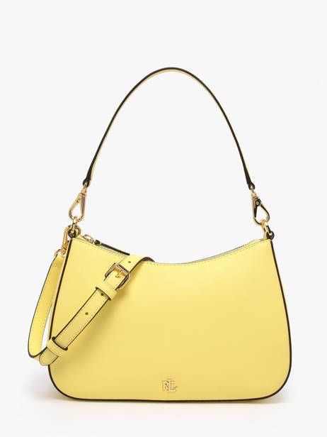 Schoudertas Danni 26 Leder Lauren ralph lauren Geel danni 31883768
