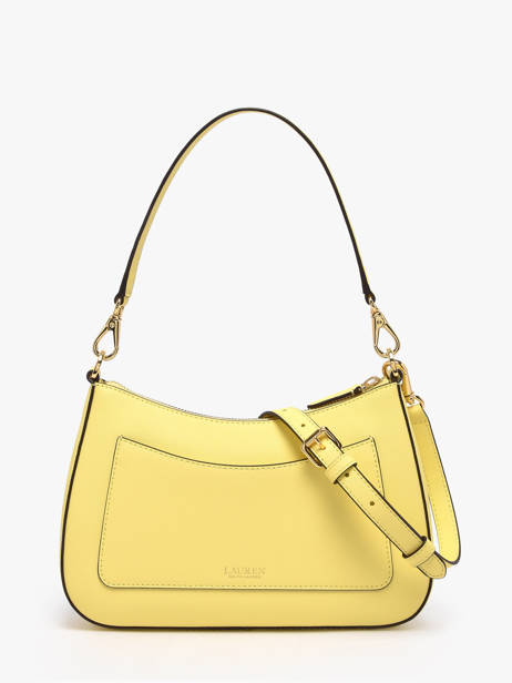 Schoudertas Danni 26 Leder Lauren ralph lauren Geel danni 31883768 ander zicht 4