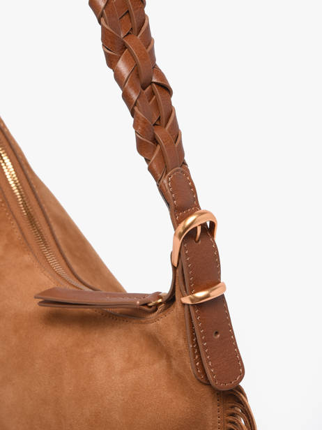 Schoudertas Jess Leder Vanessa bruno Bruin jess 32V40916 ander zicht 4