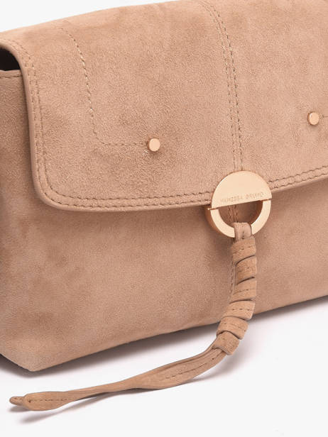 Cross Body Tas Othilia Leder Vanessa bruno Beige othilia 55V40907 ander zicht 4