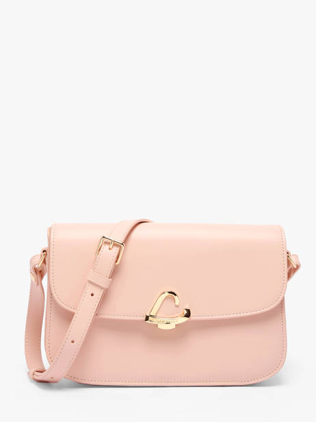 Cross Body Tas Paris Philos Leder Lancaster Roze paris philos 82