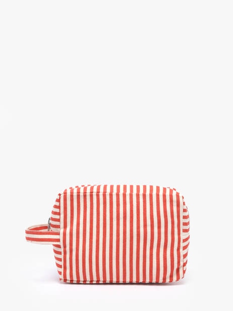 Toiletzak Rivedroite Rood spring striped TOUXLSTR ander zicht 2