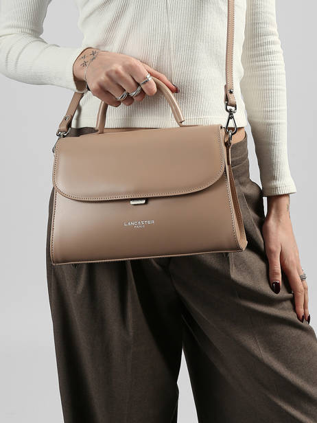 Cross Body Tas M Suave Leder Lancaster Beige suave even 17 ander zicht 1