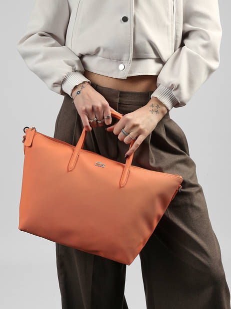 Handtas L.12.12 Concept Lacoste Oranje l.12.12 concept NF5324PK ander zicht 1