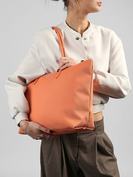 Schoudertas L.12.12 Concept Lacoste Oranje l.12.12 concept NF1888PK ander zicht 1