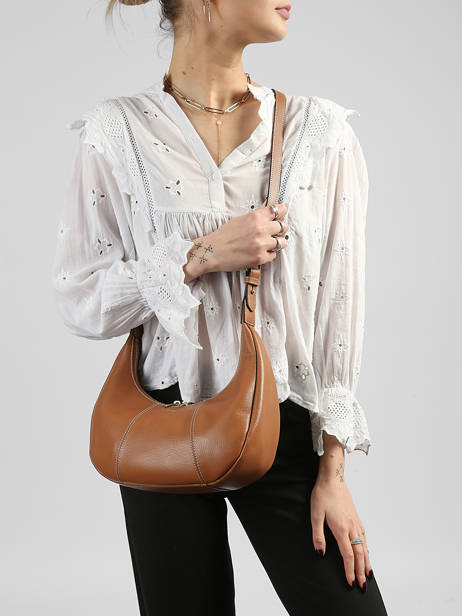 Cross Body Tas Juliette Leder Le tanneur Bruin juliette TJET1402 ander zicht 1