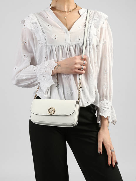 Cross Body Tas Nolita Leder Michael kors Wit nolita S6GY5C5L ander zicht 1