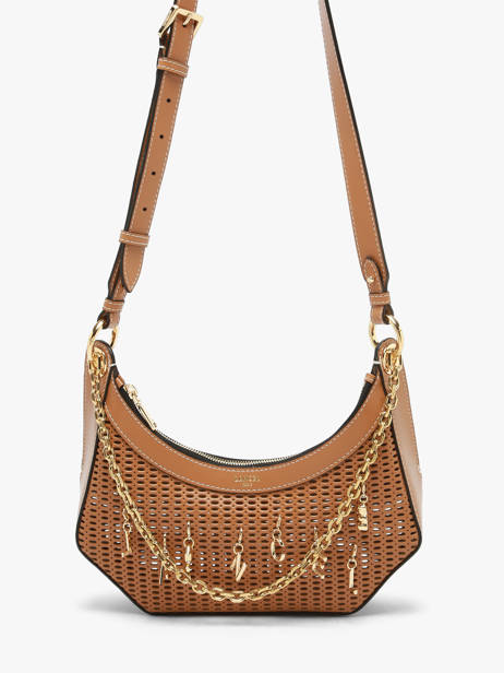Cross Body Tas M Croisette Charms Leder Lancel Bruin croisette A14012 ander zicht 2