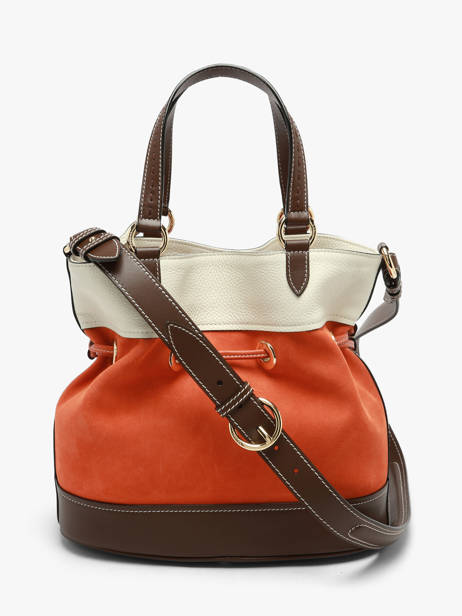 Handtas Premier Flirt Leder Lancel Oranje premier flirt A13372 ander zicht 4