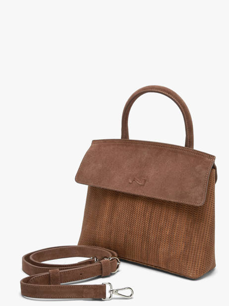 Cross Body Tas Nathan Nathan baume Bruin nathan 18TX ander zicht 1