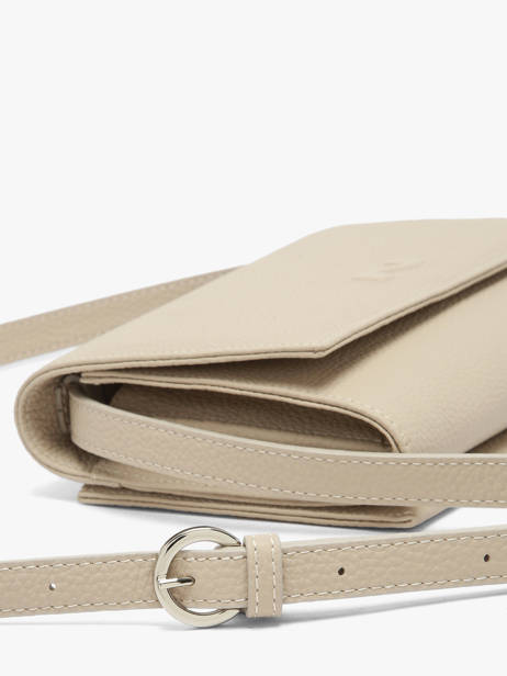 Cross Body Tas Thelma Leder Nathan baume Beige n city 12 ander zicht 3