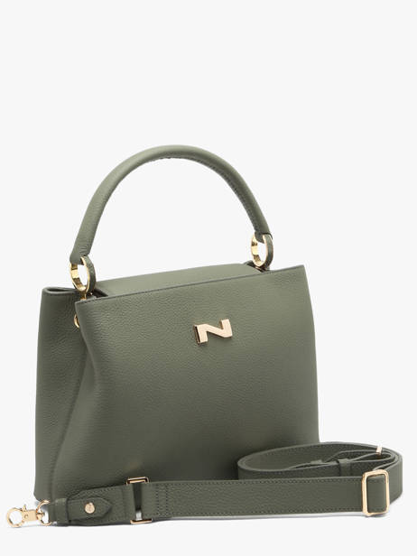 Handtas Magnolia Leder Nathan baume Groen eden 3 ander zicht 2