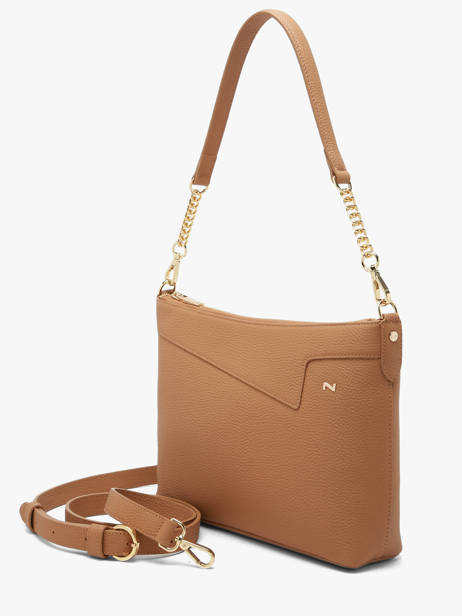 Cross Body Tas Nathan Leder Nathan baume Bruin nathan 56 ander zicht 1