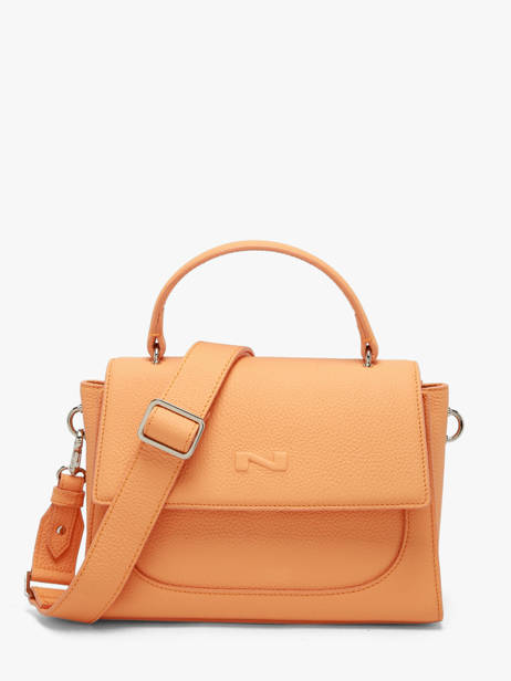Cross Body Tas Charlene Leder Nathan baume Oranje event 9