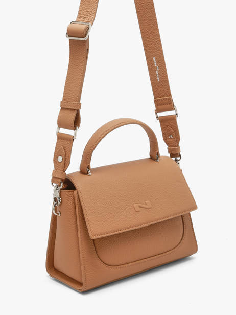 Cross Body Tas Charlene Leder Nathan baume Bruin event 9 ander zicht 2