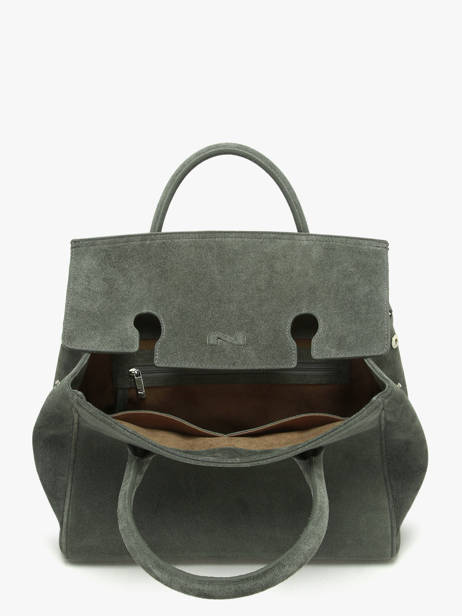 Handtas Clara Suède Leder Nathan baume Groen nathan 96KW3037 ander zicht 3