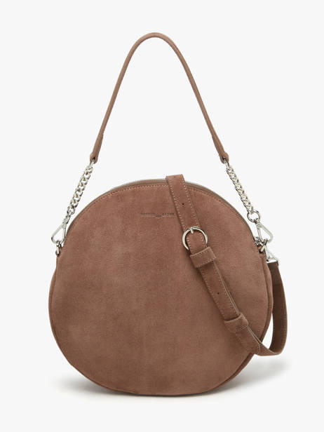 Schoudertas Anna Suède Leder Nathan baume Bruin nathan F0137 ander zicht 4