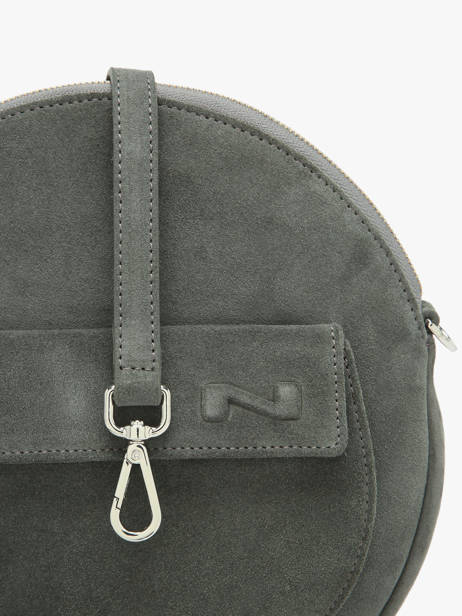 Cross Body Tas Dorine Suède Leder Nathan baume Groen nathan I-FINE1 ander zicht 2