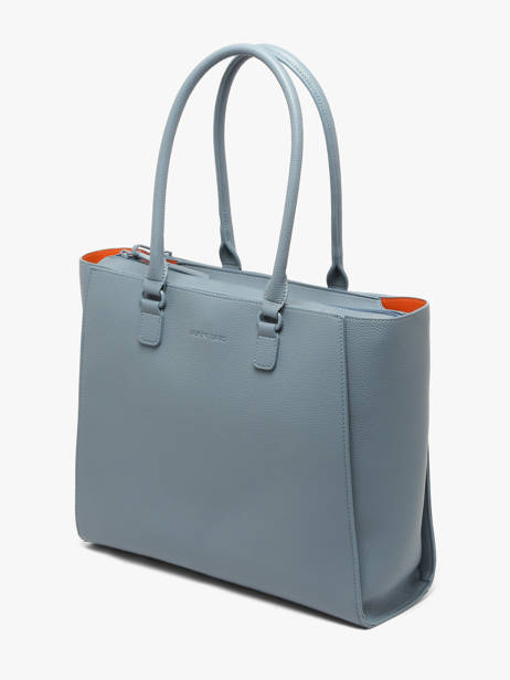 Schoudertas Dorine Laurent david Blauw ld bags 75 ander zicht 1