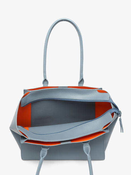 Schoudertas Dorine Laurent david Blauw ld bags 75 ander zicht 2