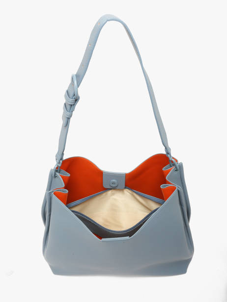 Schoudertas Dorine Laurent david Blauw ld bags 70 ander zicht 4