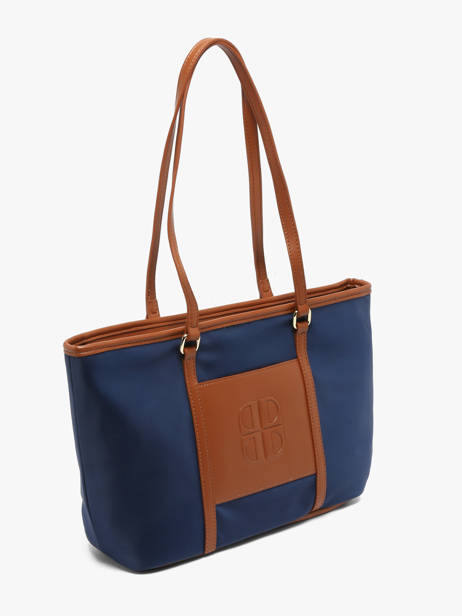 Schoudertas S Fran Nylon Laurent david Blauw ld bags 53 ander zicht 2