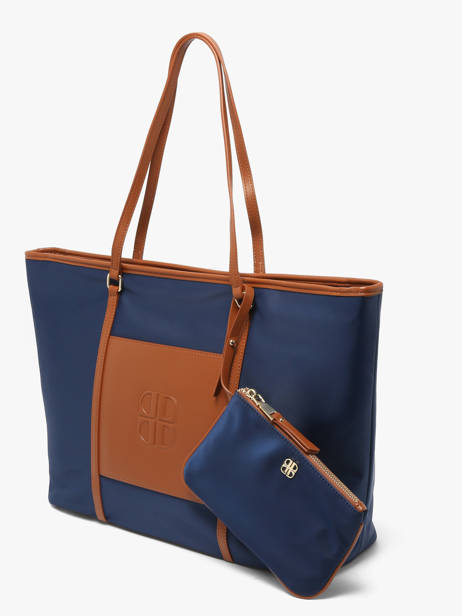 Schoudertas L Fran Nylon Laurent david Blauw ld bags 887 ander zicht 2