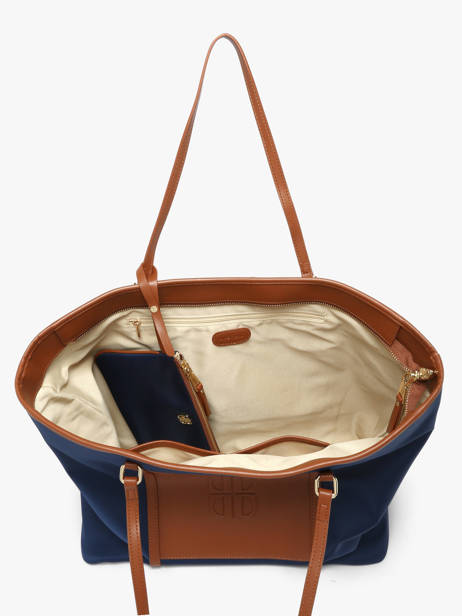 Schoudertas L Fran Nylon Laurent david Blauw ld bags 887 ander zicht 3